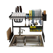 Charger l'image dans la galerie, الآن رف تجفيف وتنظيم الأواني من الفولاذ المقاوم للصدأ