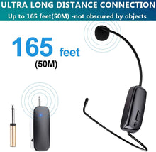 Charger l'image dans la galerie, Microphone Sans Fil,2.4G Wireless Microphone Micro-Casque,Transmission Sans Fil De 50m,pour Guide Touristique, Enseignement, Discours/Enseignants, Salle De Classe