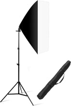 Charger l'image dans la galerie, سوفت بوكس إضاءة احترافية مقاس 50x70 سم مع حامل ثلاثي القوائم بطول 2 متر