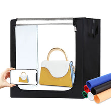 Charger l'image dans la galerie, Studio Photo PULUZ LED avec 6 Fonds Amovibles