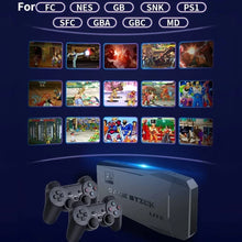 Charger l'image dans la galerie, وحدة تحكم لاسلكية لألعاب الفيديو ، شاشة 4K عالية الدقة بسعة 64 جيجابت HDMI مع 10000 لعبة + جهازي تحكم