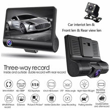 Charger l'image dans la galerie, Caméra 3 Objectifs de tableau de bord HD 1080P
