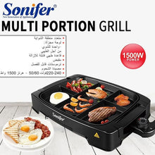 Charger l'image dans la galerie, Sonifer Barbecue Électrique Multi-Portions 1500W - SF-6074 - Noir