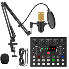 Charger l'image dans la galerie, Microphone BM-800 & Carte son V8 – Kit complet pour studio à domicile