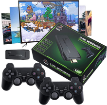 Charger l'image dans la galerie, وحدة تحكم لاسلكية لألعاب الفيديو ، شاشة 4K عالية الدقة بسعة 64 جيجابت HDMI مع 10000 لعبة + جهازي تحكم