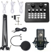 Charger l'image dans la galerie, Microphone de studio LGT240 avec carte son L068