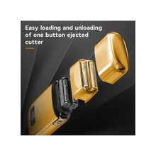 Charger l'image dans la galerie, Kemei Rasoir électrique en métal à 5 vitesses pour hommes, rechargeable, GOLD, KM-TX3