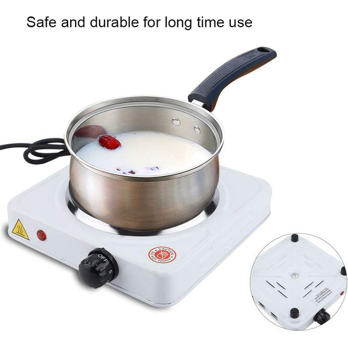 Duronic HP1SS Plaque de cuisson électrique en fonte - Réchaud de 1500W - Thermostat ajustable - Plaque électrique - Achat & prix