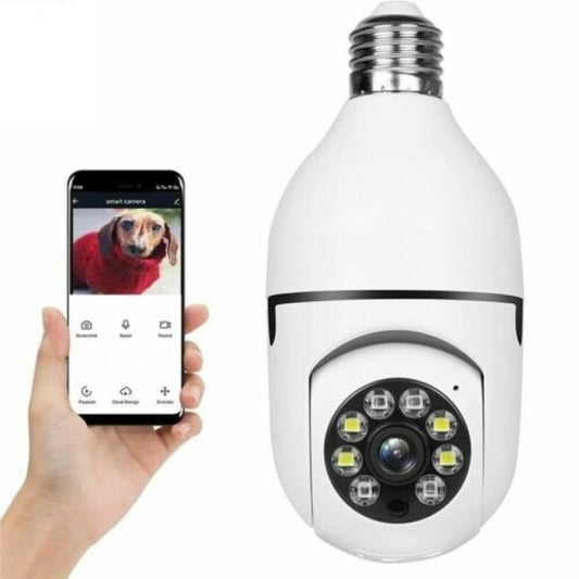كاميرا مراقبة 360 درجة وايفي و بطاقة الداكرة Caméra Ip Wifi Lampe Full Hd