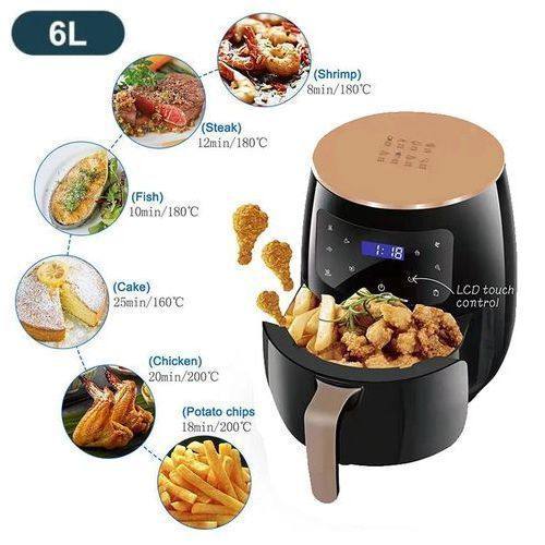 FRITEUSE À AIR SILVER CREST S-18, 6 LITRES, 2400 W