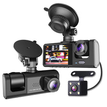 Charger l'image dans la galerie, كاميرا ثلاثية العدسات للسيارات بجودة عالية الدقة 1080 بيكسل Dashcam
