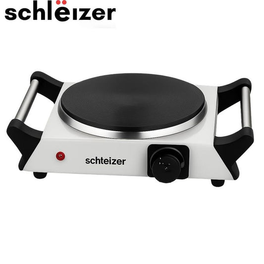 schlëizer موقد كهربائي أسود - SINGLE - 1500 واط