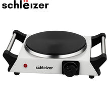 Charger l'image dans la galerie, schlëizer موقد كهربائي أسود - SINGLE - 1500 واط
