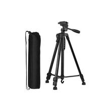 Charger l&#39;image dans la galerie, حامل ثلاثي القوائم trépied professionnel léger tripod caméra telephone en alliage d&#39;aluminium
