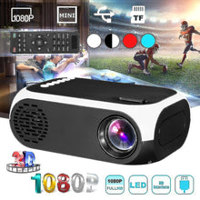 Charger l&#39;image dans la galerie, Mini Projecteur LCD UHD 3D 1920*1080P Portbale
