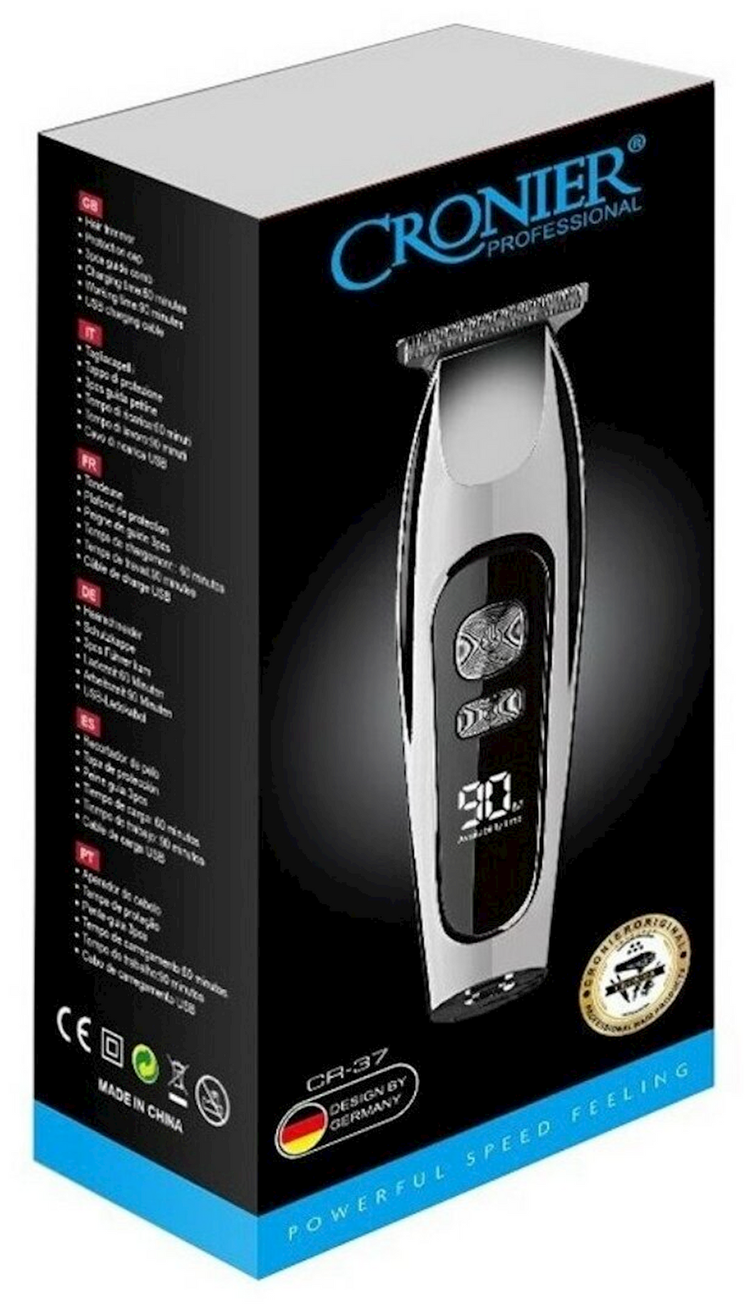 ماكينة حلاقة وتشذيب الشعر الاحترافية Cronier CR-37