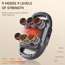 Charger l&#39;image dans la galerie, Masseur portable à 6 têtes, appareil de soulagement musculaire silencieux avec poignée, outil de massage
