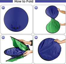 Charger l'image dans la galerie, Arrière-plan Double Face Vert &amp; Bleu Portable – Fond Chroma Key Photo &amp; Vidéo
