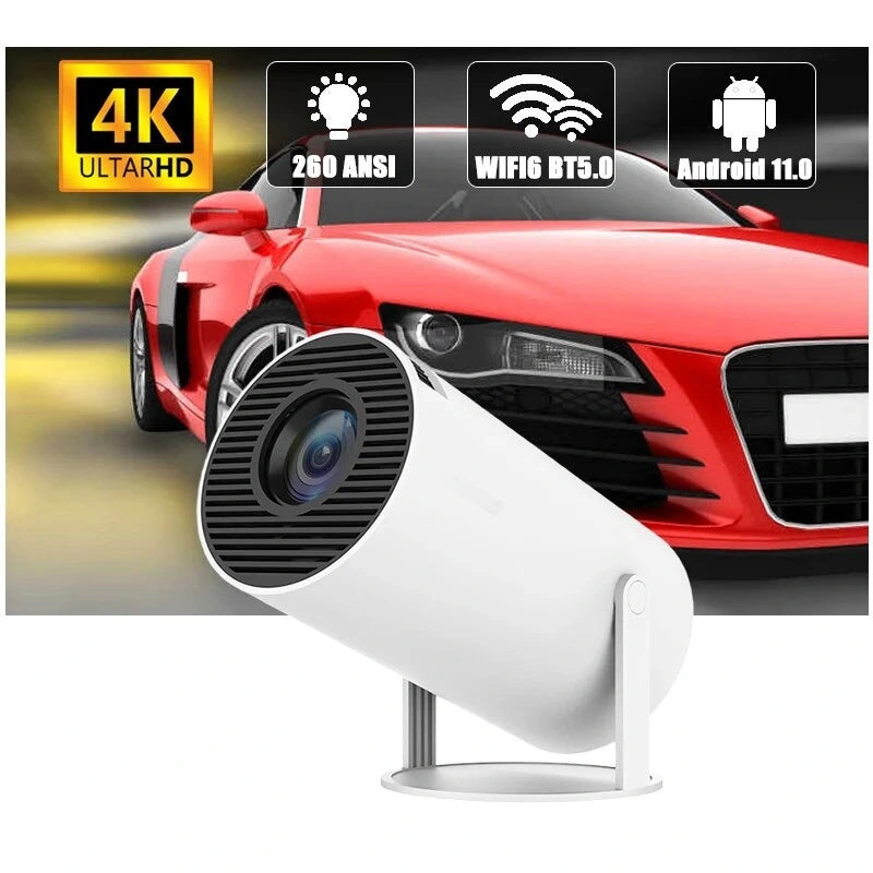 جهاز عرض ذكي محمول بنظام Android 11 يدعم 4K وWiFi وبلوتوث