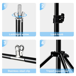 Kit de fond de studio Green Screen 2x3m PULUZ