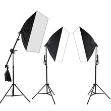 Charger l&#39;image dans la galerie, Kit Softbox 3 Pièces avec lampes
