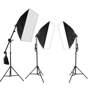 Kit Softbox 3 Pièces avec lampes
