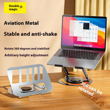 Charger l'image dans la galerie, Support de Bureau Pliable &amp; Rotatif 360° pour Ordinateur Portable – Réglable et Ergonomique
