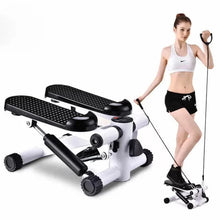 Charger l&#39;image dans la galerie, LCD جهاز اللياقة البدنية و المشي للتمرين في المنزل مع أشرطة مقاومة و شاشة mini stepper exercise machine
