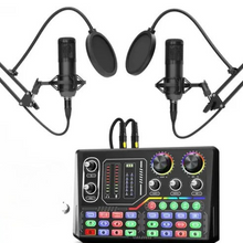 Charger l&#39;image dans la galerie, مجموعة بودكاست احترافية – ميكروفون  microphone bm 800 et cart son
