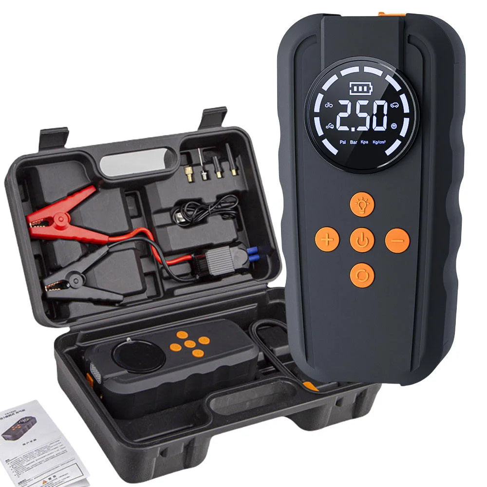 Pompe Gonflable Sans Fil avec Démarrage d’Urgence