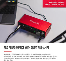 Charger l&#39;image dans la galerie, Scarlett 2i2 Interface audio USB 3e génération
