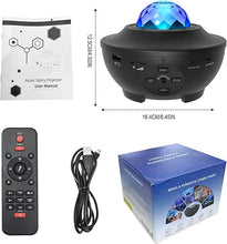 Charger l'image dans la galerie, Projecteur de Lumière Étoile LED – Ambiance Galaxie avec Télécommande &amp; Musique
