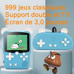 Console de jeux Portable Enfants Garçons Filles Video Game Rétro HDMI TV Retrogaming Vintage Portatif Poignée 2022 Cadeau - 999 en 1