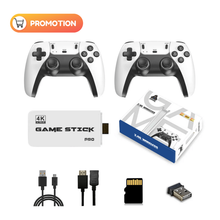 Charger l&#39;image dans la galerie, GAME STICK PRO : جهاز الألعاب الذهبية مع أكثر من 20000 لعبة و وحدتين للتحكم اللاسلكي
