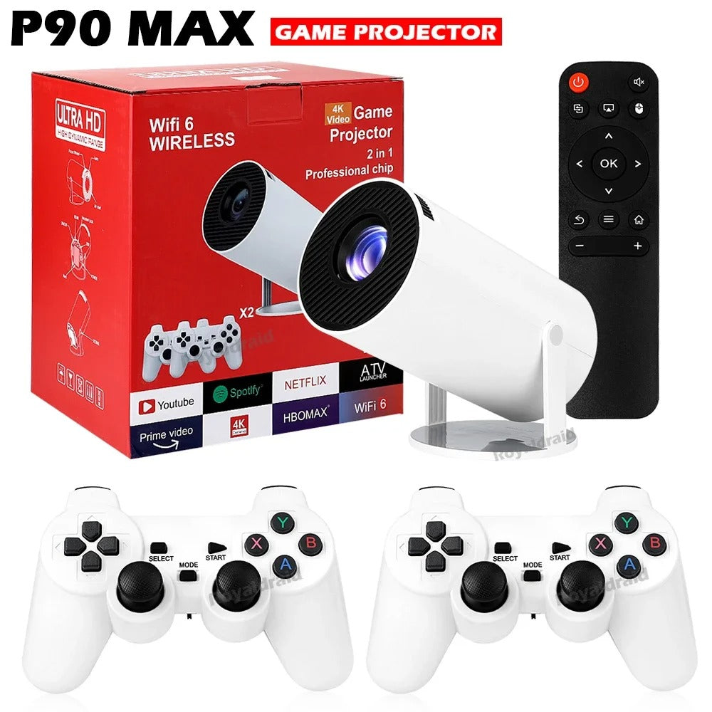 Projecteur Gaming 4K  P90 Max Pro  : Console & Cinéma Intégré