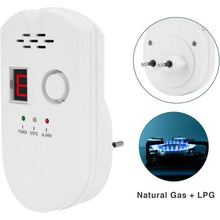 Charger l&#39;image dans la galerie, كاشف تسرب الغاز2P+T بمؤشر LED في المطبخ، المنزل Détecteur de fuite de gaz
