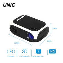 Charger l&#39;image dans la galerie, Mini Projecteur LCD UHD 3D 1920*1080P Portbale
