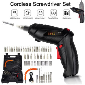 Industrial-grade Portable Magnetic Electric Screwdriver Set 47 Piece