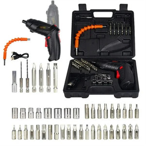 Industrial-grade Portable Magnetic Electric Screwdriver Set 47 Piece