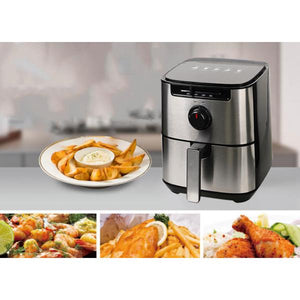KITCHEN LAB Friteuse à air chaud XXL - Sans huile et sans matières grasses - 9 programmes - 5L de capacité. مقلاة هوائية بدون زيت ،  تعمل بالهواء الساخن