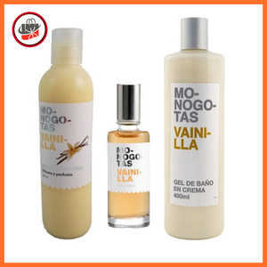 Pack Monogotas Lotion Pour Le Corps + Spray + Gel Douche Vanille Pour Femme