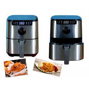 KITCHEN LAB Friteuse à air chaud XXL - Sans huile et sans matières grasses - 9 programmes - 5L de capacité. مقلاة هوائية بدون زيت ،  تعمل بالهواء الساخن