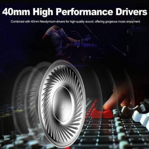 Deep Bass R5 سماعات بلوتوث لاسلكية 5.0 تدعم بطاقة TF 3.5 مللي متر AUX IN-FM مع ميكروفون