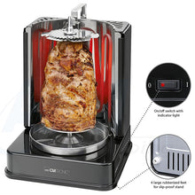 Charger l&#39;image dans la galerie, Grill vertical pour kebab 3en1 1400 W – Clatronic
