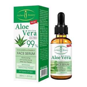 مصل ألوفيرا لتبيض الوجه والعناية بالبشرة (pack3 pcs) Aloe Vera Face Serum