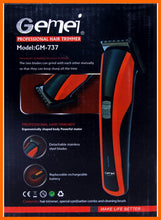 Charger l&#39;image dans la galerie, Tondeuse à cheveux et à barbe Professional Clipper ProGemei  GM-737
