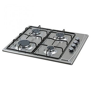 PLAQUE DE CUISSON HANZ À GAZ ENCASTRABLE INOX 4 FEUX